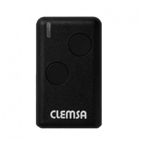 Mando Garaje CLEMSA MUTAN-II NT 2 S 433Mhz 2 canales (color negro)